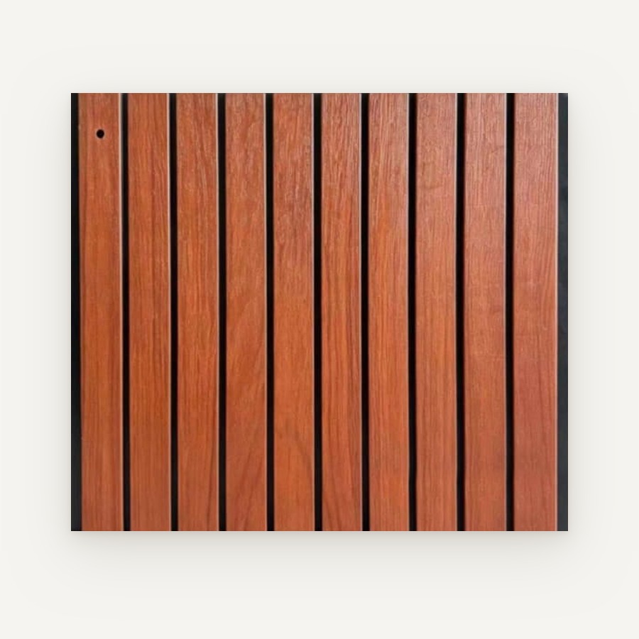 Panel Kisi motif JC-M02 — Kayu merah bergaris