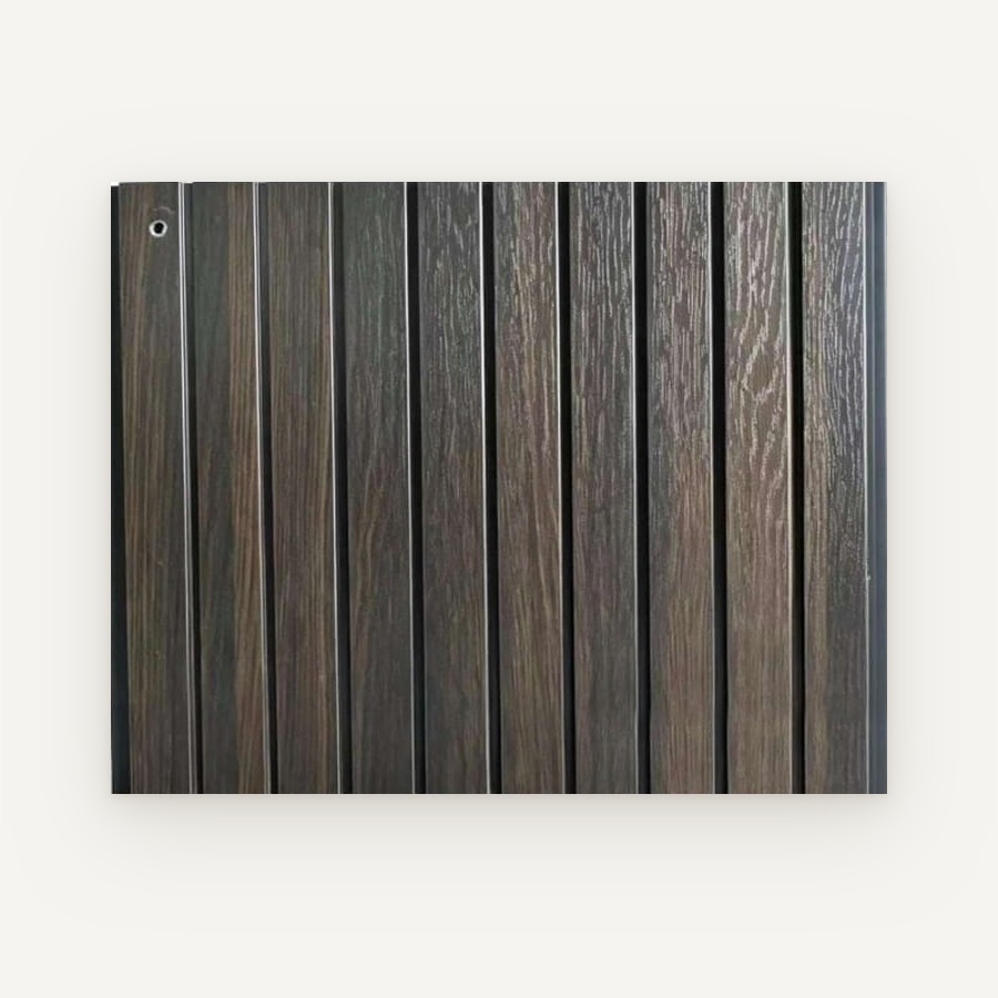 Panel Kisi motif JC-M13 — Kayu cokelat gelap