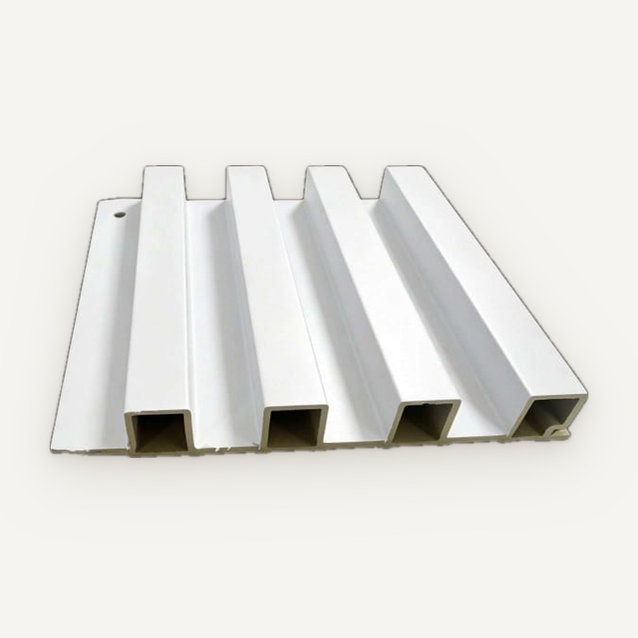 Panel Fluted motif JC-B10 — Putih polos