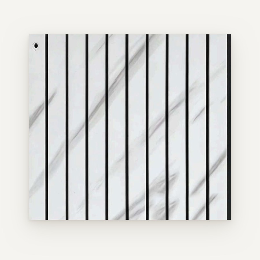 Panel Kisi motif JC-S14 — Marmer putih urat abu