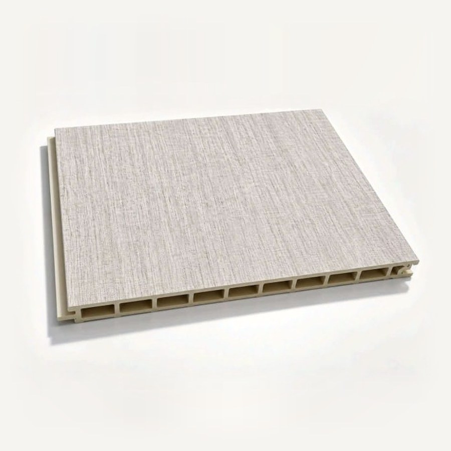 Panel Datar motif JC-B17 — Abu muda tekstur linen