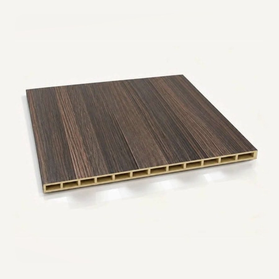 Panel Datar motif JC-M13 — Kayu cokelat gelap