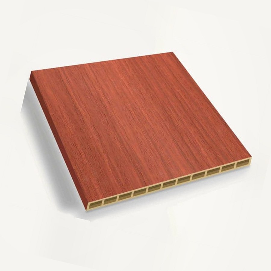 Panel Datar motif JC-M04 — Kayu merah mahoni