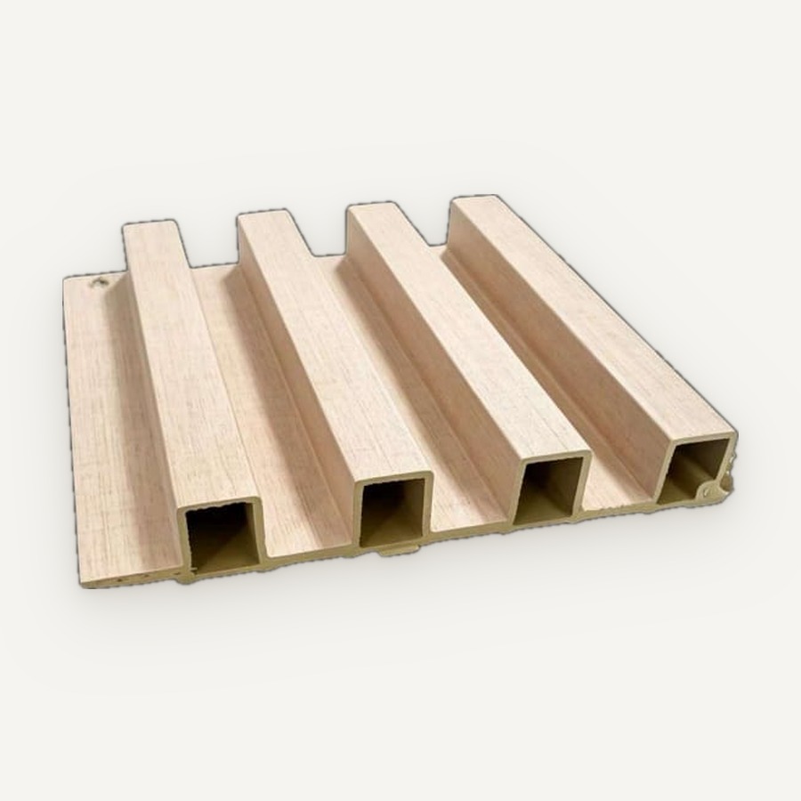 Panel Fluted motif JC-B16 — Krem tekstur halus