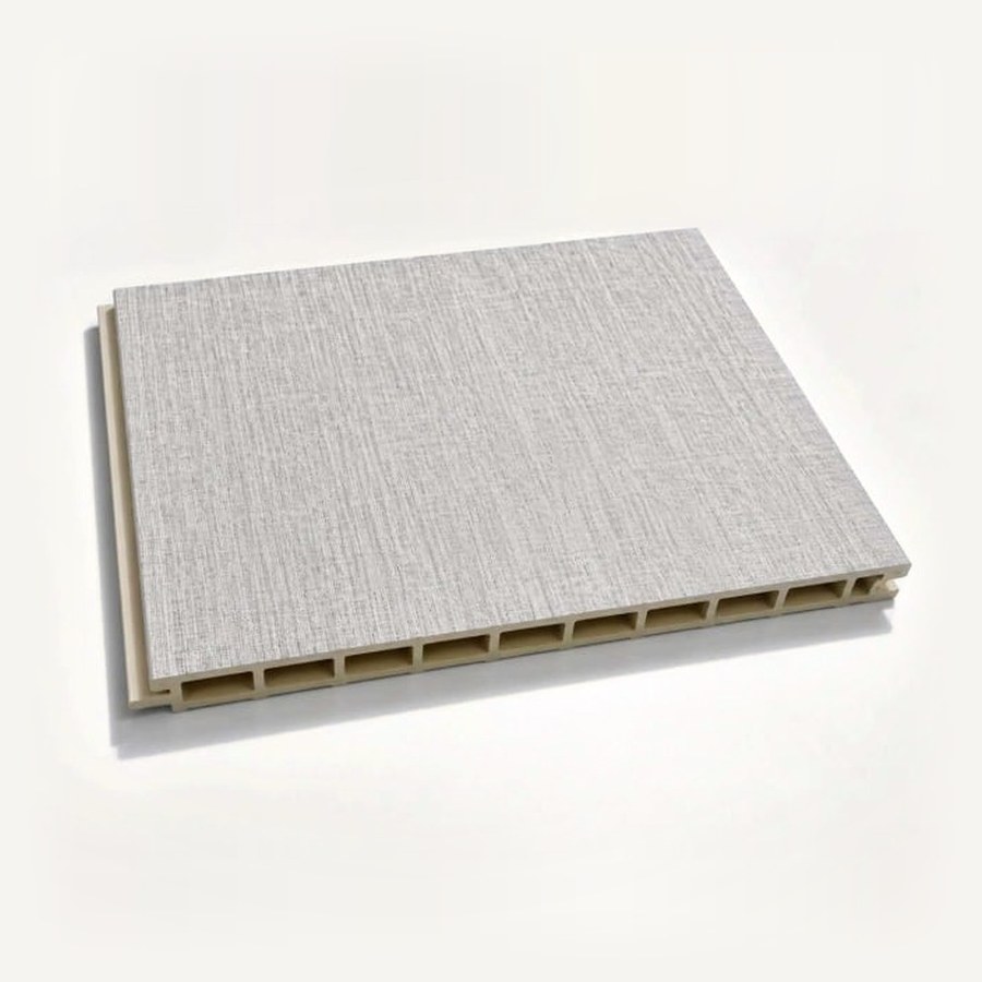 Panel Datar motif JC-B19 — Abu tekstur linen
